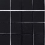 vidaXL Coussin de banc de jardin carreaux noir 180x50x7cm tissu oxford