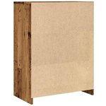 vidaXL Armoire de salle de bain vieux bois 60x33x80 cm bois ingénierie