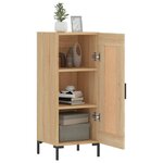 vidaXL Buffet Chêne sonoma 34 5x34x90 cm Bois d'ingénierie