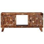 vidaXL Meuble TV 105x46x32 cm Bois massif de récupération