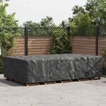 vidaXL Housse pour meubles Uni Noir 305 x 190 x 85 cm 600D