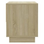 vidaXL Tables de chevet 2 Pièces Chêne sonoma 45x34x44 cm Bois ingénierie
