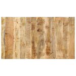 vidaXL Tête de lit 140 cm bois de manguier brut massif