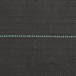 vidaXL Membrane anti-mauvaises herbes noir 1 5x10 m PP