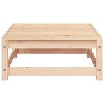 vidaXL Repose-pied de jardin avec coussin Pin massif
