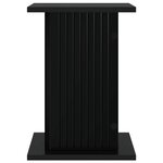 vidaXL Support de Plante Noir 30 5 x 30 x 43 cm Bois d'ingénierie