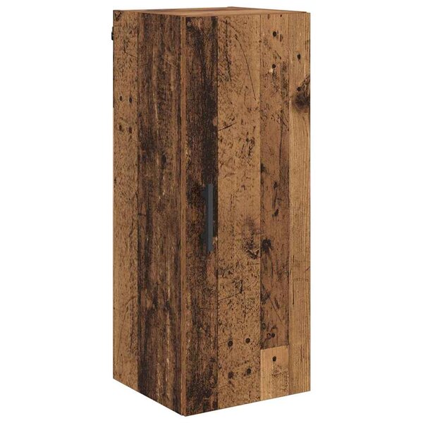 vidaXL Meuble mural Bois Ancien 34 5 x 34 x 90 cm Bois d'ingénierie