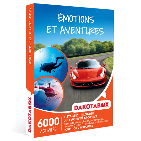 Dakotabox - coffret cadeau - émotions et aventures