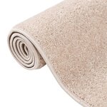 vidaXL Tapis à poils courts 120x170 cm Beige foncé
