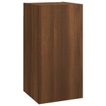 vidaXL Meuble TV Chêne marron 30 5x30x60 cm Bois d'ingénierie
