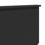 vidaXL Tête de lit Chêne noir 180 cm Bois d'ingénierie