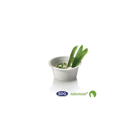 Pot  à sauce en pulpe de cellulose 60 ml - sdg - lot de 2000 - pulpe de cellulose0.06