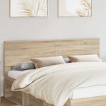vidaXL Tête de lit Chêne Sonoma 180 cm Bois d'ingénierie