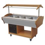 Buffet froid professionnel de 3 à 6 bacs gn 1/1 - combisteel - r290 - inox1200 mm 1200x900x850/1350mm