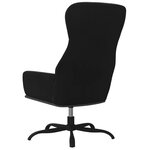 Vidaxl chaise de relaxation gris foncé tissu