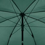 vidaXL Parapluie de pêche Vert 220x193 cm