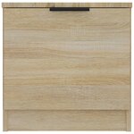 vidaXL Tables de chevet 2 Pièces Chêne sonoma 40x39x40 cm