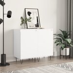 vidaXL Buffets 2 Pièces blanc 40x35x70 cm bois d’ingénierie