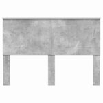 vidaXL Tête de lit Gris béton 160 cm Bois d'ingénierie