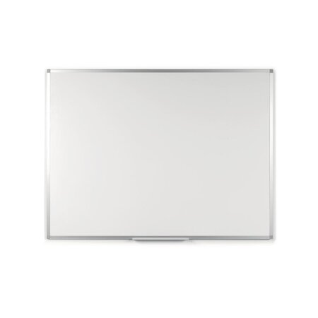 Tableau blanc laqué magnétique - 45 x 90 cm - cadre aluminium