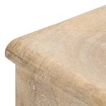 vidaXL Table de chevet 40x30x46 cm Bois de manguier massif