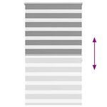 vidaXL Store enrouleur tamisant 80 x 175 cm gris