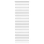 vidaXL Store zèbre blanc 90x230 cm largeur du tissu 85 9 cm polyester