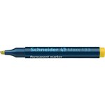 Marqueur permanent Maxx 133 Pte Biseau 1-4 mm Jaune SCHNEIDER