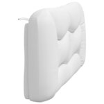 vidaXL Coussin de tête de lit blanc 160 cm similicuir
