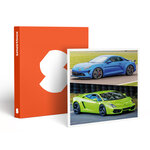 SMARTBOX - Coffret Cadeau Stage de pilotage multivolant : 2 tours en Alpine et 2 tours en Lamborghini Gallardo sur le circuit de La Ferté-Gaucher -  Sport & Aventure