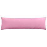 vidaXL Coussins de canapé 2 Pièces Rose 145 x 40 cm tissu