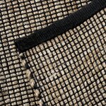 Tapis en Jute 120x170 naturel - noir