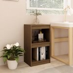 vidaXL Bibliothèque Marron miel 40x30x71 5 cm Bois de pin massif