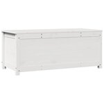 vidaXL Boîte de rangement Blanc 110x50x45 5 cm Bois massif de pin