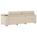 vidaXL Canapé 2 Pièces Taupe 219 x 80 x 82 cm tissu