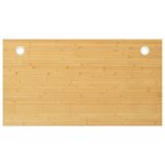 vidaXL Dessus de bureau 100x60x1 5 cm bambou