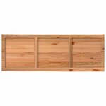 vidaXL Dessus de table marron clair bois chêne massif rectangulaire