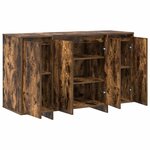 vidaXL Buffet Chêne fumé 120 x 41 x 75 cm Bois d'ingénierie