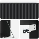 vidaXL Meuble TV mural Noir 98 x 41 x 30 cm Bois d'ingénierie