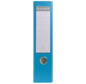 Classeur à levier polypropylène dos de 75mm Bleu clair EXACOMPTA