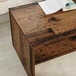 vidaXL Table basse Bois ancien 100 x 50 x 40 cm Bois d'ingénierie
