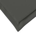 vidaXL Coussins de siège et de dos 2 Pièces Anthracite 47 x 45 x 2 cm