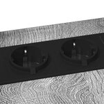 vidaXL Table de chevet Gris sonoma 41.5 x 26 x 60.5 cm