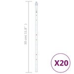 Vidaxl guirlandes lumineuses 20 pièces 30 cm 480 led coloré