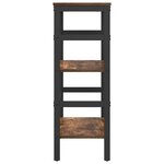 vidaXL Étagère Chêne fumé 60 x 29 5 x 81 cm Bois d'ingénierie