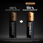 Duracell - nouveau piles alcalines aa plus  1.5 v lr6 mn1500  paquet de 8