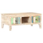 vidaXL Table basse 100x55x40 cm Bois d'acacia brut