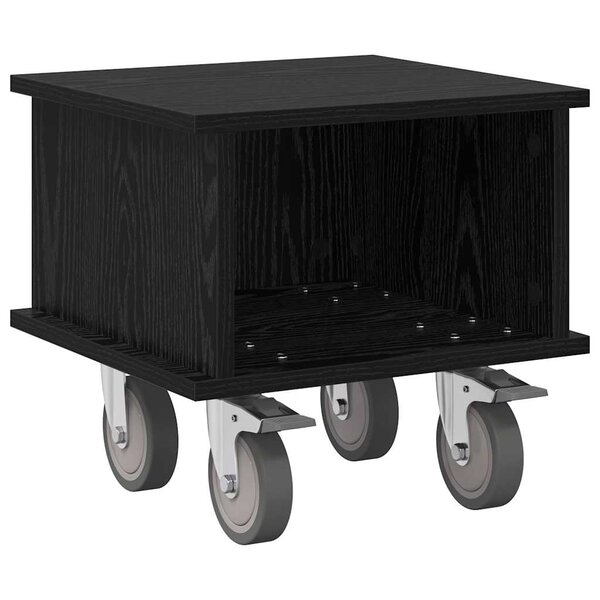 vidaXL Meuble TV Chêne noir 37 x 35 x 35 cm Bois d'ingénierie