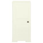 vidaXL Armoire plastique 40x43x85 5 cm design bois glace à la vanille