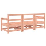 vidaXL Salon de jardin 3 Pièces bois massif douglas
